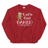 Let's get baked Mens Christmas Sweatshirt