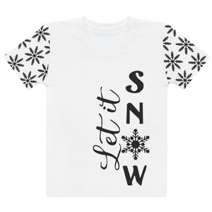 Let it Snow Women's Christmas shirt