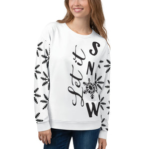 Let it snow Women's Christmas Sweatshirt