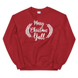 Merry Christmas yall Women's Christmas Sweatshirt