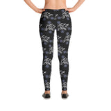 Let is snow black Women's Christmas Leggins