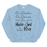 On Dasher, On Dancer Women's Christmas Sweatshirt