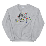 Lets Get Lit Women's Christmas Sweatshirt