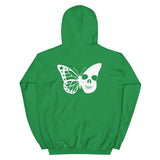 Half butterfly skull Women's Hoodie