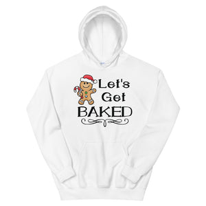 Lets get baked Mens Christmas Hoodie