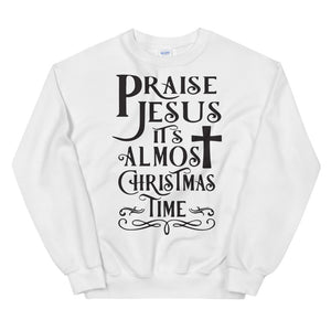 Praise Jesus Women's Christmas Sweatshirt