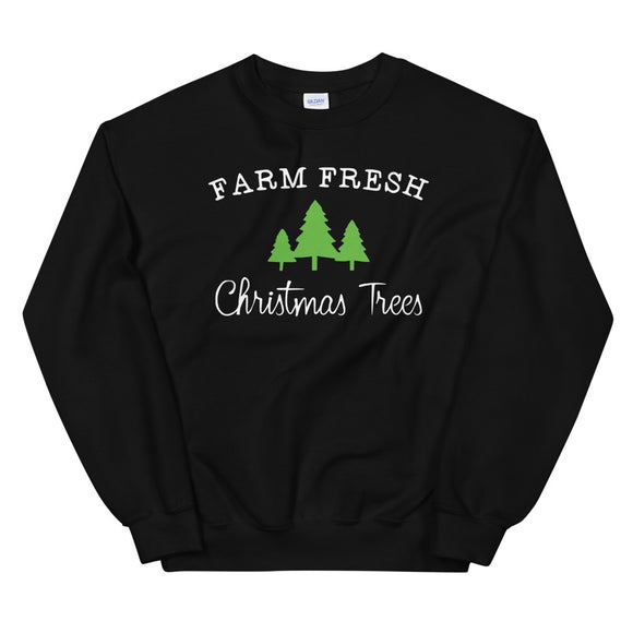 Farm Fresh Women's Christmas Sweatshirt