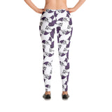 Butterfly Skull white Women's Leggings!