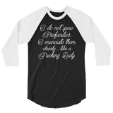 F**king Lady 3/4 sleeve raglan Women's shirt