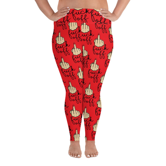 F**k off Red Women's PS Leggings