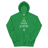 Fa La La La Mens Christmas  Hoodie