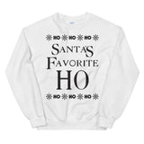 Santa's Favorite Ho Women's Christmas Sweatshirt