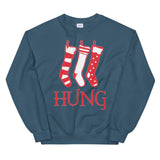 Stockings Hung Mens Christmas Sweatshirt