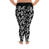 Butterfly Skull black Women's PS Leggings