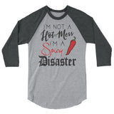 Spicy Disaster 3/4 sleeve raglan Women's Shirt