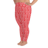 Believe Reindeer Red Women's Christmas PS Leggings