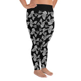 Butterfly Skull black Women's PS Leggings