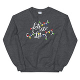 Lets Get Lit Women's Christmas Sweatshirt