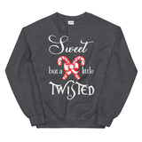 Sweet but a little Twisted Women's Christmas Sweatshirt