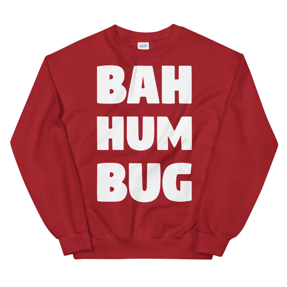 Bah Hum Bug Mens Christmas  Sweatshirt