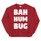 Bah Hum Bug Mens Christmas  Sweatshirt