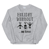 Holiday Workout Women's Christmas Sweatshirt