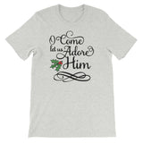 O come let us adore HIM Women's Christmas Shirt