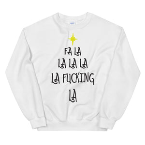 Fa La La La Mens Christmas  Sweatshirt