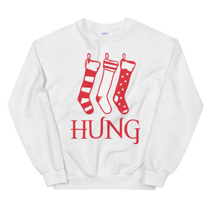 Stockings Hung Mens Christmas Sweatshirt