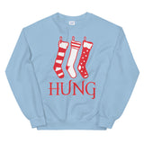 Stockings Hung Mens Christmas Sweatshirt