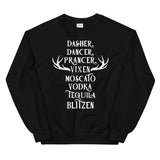 Reindeer and Alcohol Women's Christmas  Sweatshirt
