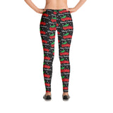 Christmas Truck Black Women's Christmas Leggins