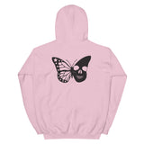 Half butterfly skull Women's Hoodie