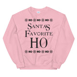 Santa's Favorite Ho Women's Christmas Sweatshirt