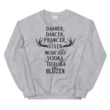 Reindeer and Alcohol Women's Christmas  Sweatshirt