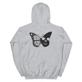 Half butterfly skull Women's Hoodie