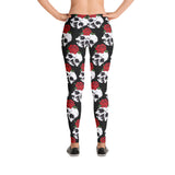 Small Skull Black Women's Leggings!