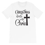 Christmas starts with Christ Women's Christmas Shirt