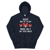 Half-a**ed Jingler Women's Christmas Hoodie