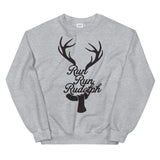 Run Rudolph Women's Christmas Sweatshirt