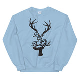 Run Rudolph Women's Christmas Sweatshirt