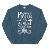 Praise Jesus Women's Christmas Sweatshirt