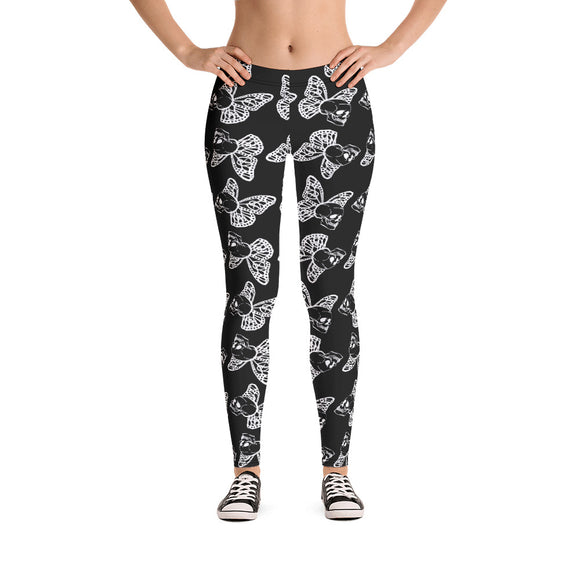 Butterfly Skull Women's Leggings!