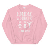 Holiday Workout Women's Christmas Sweatshirt