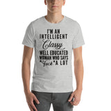 Intelligent Classy and Well Educated Women's Shirt