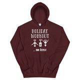 Holiday Workout Mens Christmas Hoodie