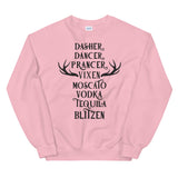 Reindeer and Alcohol Women's Christmas  Sweatshirt