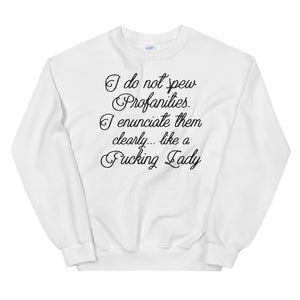 F**king lady Women's Sweatshirt