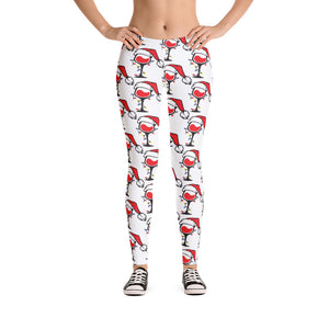 Christmas Wine Women's Christmas Leggings