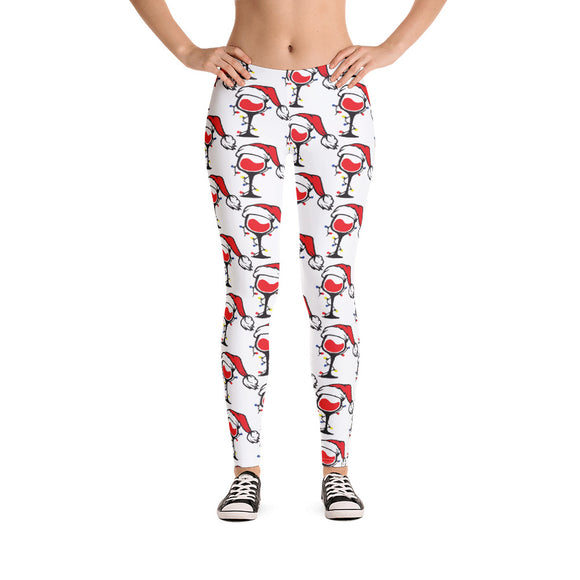 Christmas Wine Women's Christmas Leggings